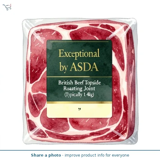 Exceptional by ASDA British Beef Roasting Joint (Typically 1.4kg)