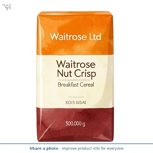 Waitrose Nut Crisp Breakfast Cereal