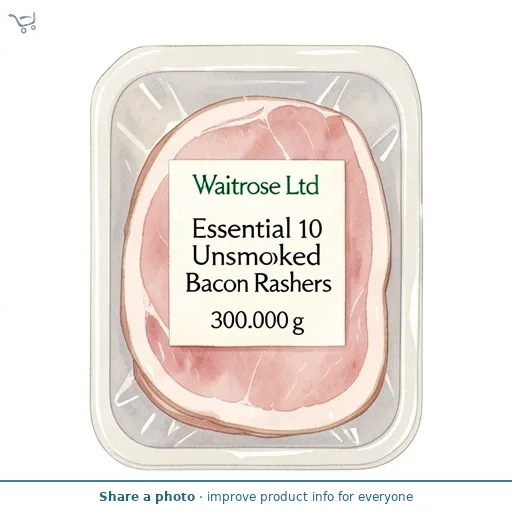 Essential 10 Unsmoked Bacon Rashers