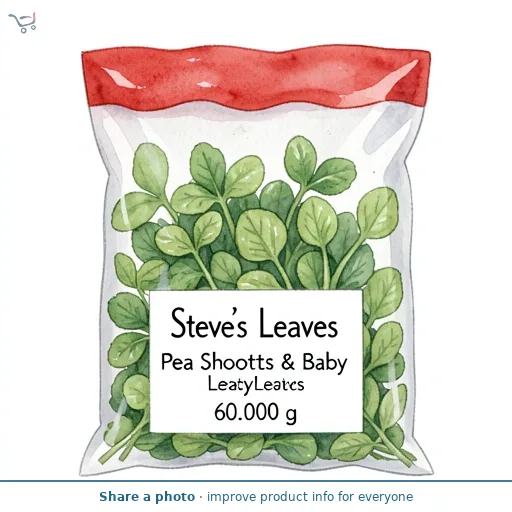 Steve's Leaves Pea Shoots & Baby Leaves