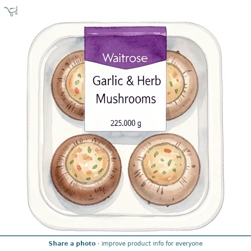 Waitrose Garlic & Herb Mushrooms