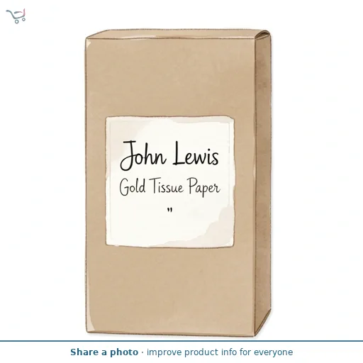 John Lewis Gold Tissue Paper