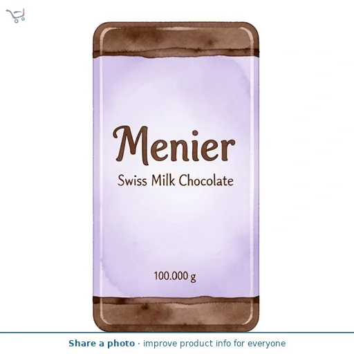 Menier Swiss Milk Cooking Chocolate 100g