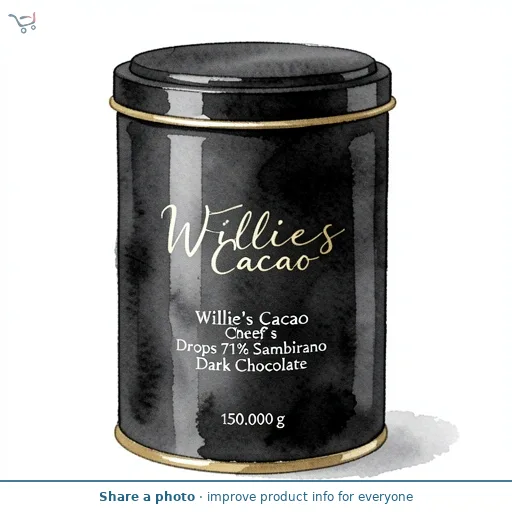 Willie's Cacao Chef's Drops 71% Sambirano Dark Chocolate