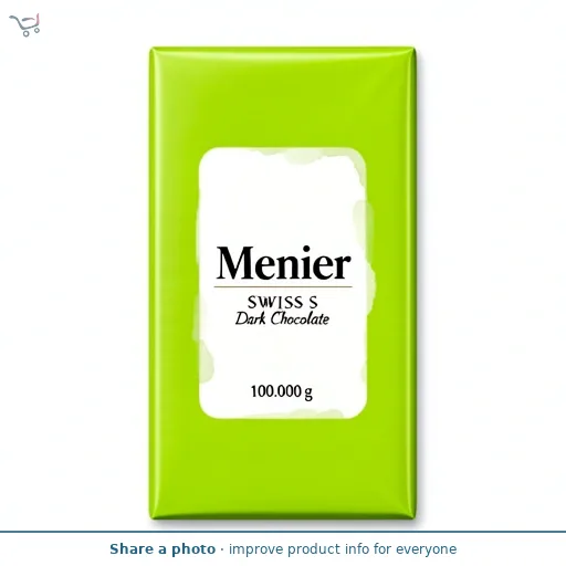 Menier Swiss Dark Chocolate 100g