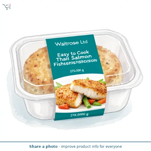 Waitrose Easy to Cook Thai Salmon Fishcakes
