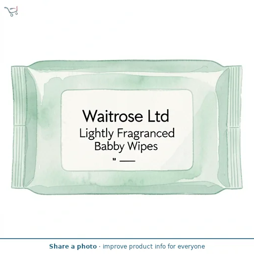 Waitrose 64 Lightly Fragranced Baby Wipes