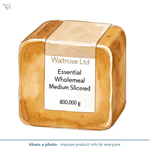 Essential Wholemeal Medium Sliced Bread