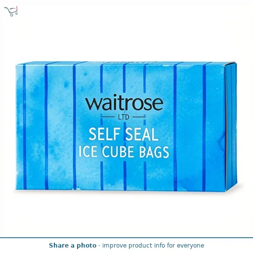 Waitrose Self Seal Ice Cube Bags