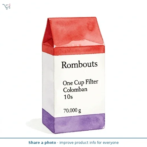Rombouts One Cup Filter Colombian 10s