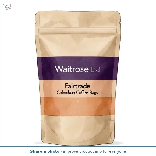 Waitrose Fairtrade Colombian Coffee Bags