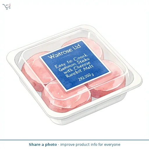 Easy to Cook Gammon Steaks with Cheese Rarebit Melt