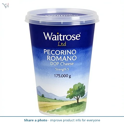 Waitrose Pecorino Romano DOP Cheese Strength 5