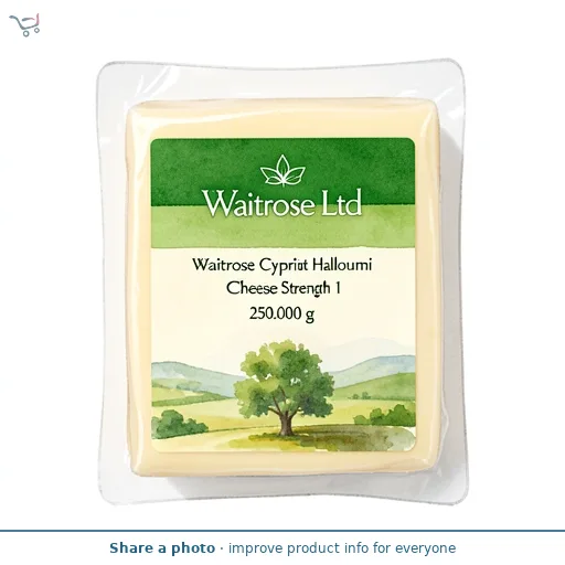Waitrose Cypriot Halloumi Cheese Strength 1