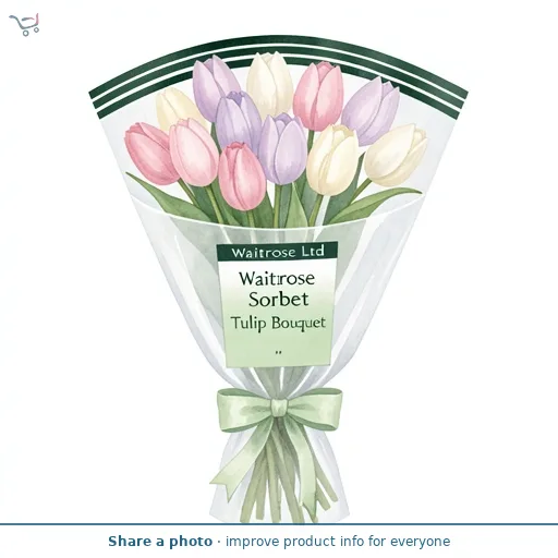 Waitrose Sorbet Tulip Bouquet