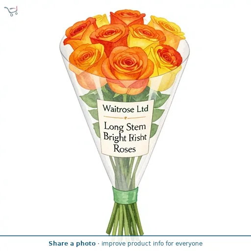 Waitrose Long Stem Bright Roses