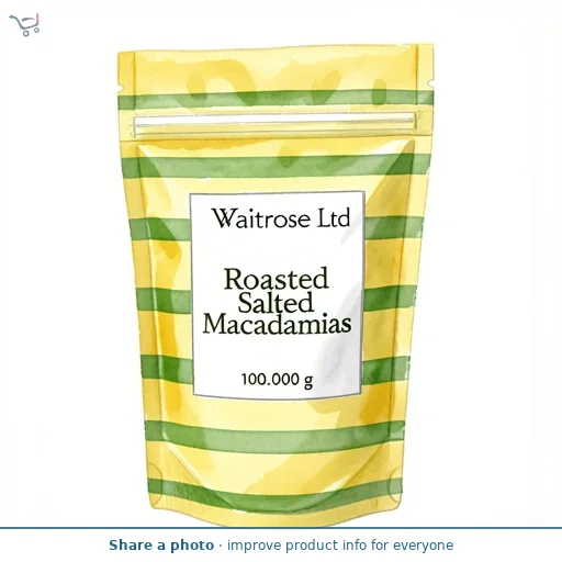 Waitrose Roasted Salted Macadamias