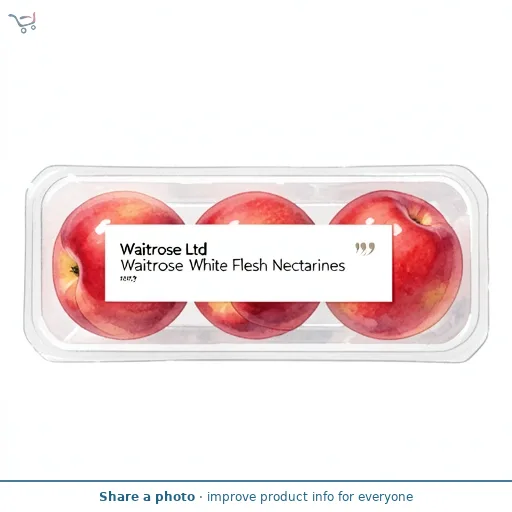 Waitrose White Flesh Nectarines