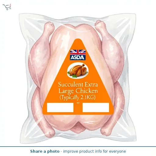 ASDA Succulent Extra Large Chicken (Typically 2.1KG)