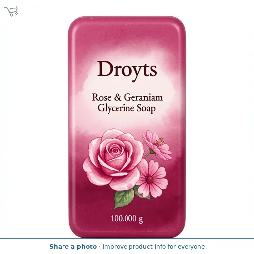Droyts Rose & Geranium Glycerine Soap