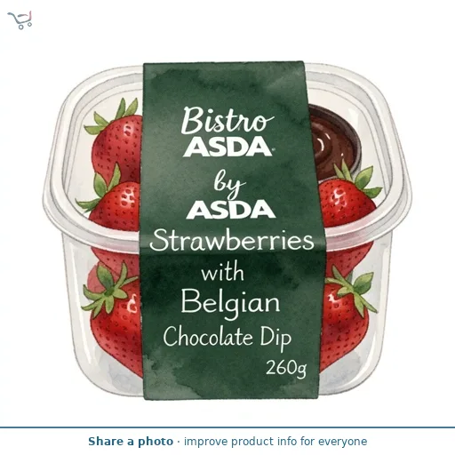 Bistro by ASDA Strawberries with Belgian Chocolate Dip 260g