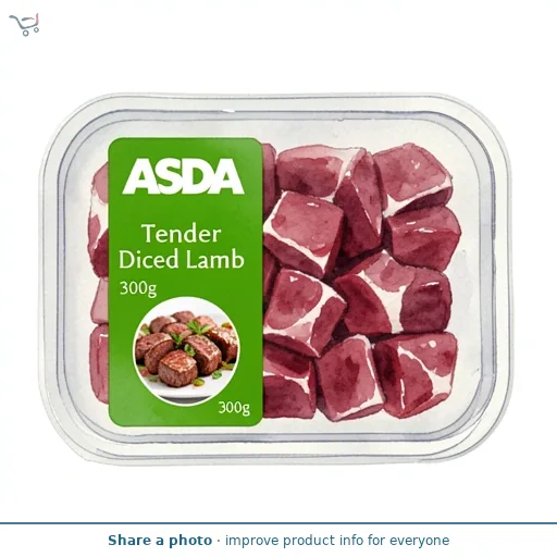 ASDA Tender Diced Lamb 300g