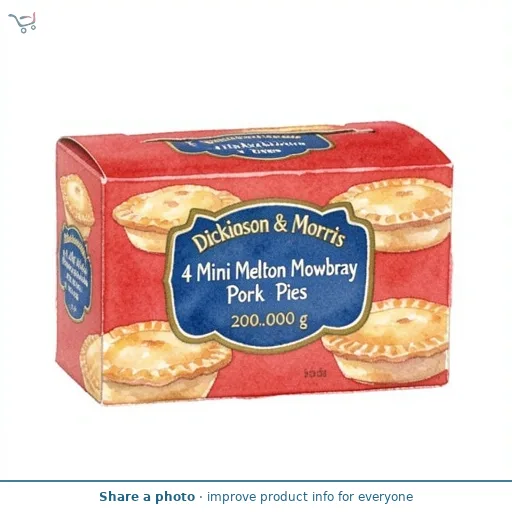 Dickinson & Morris 4 Mini Melton Mowbray Pork Pies