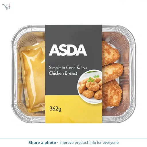 ASDA Simple to Cook Katsu Chicken Breast 362g