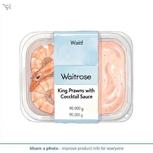 Waitrose King Prawns with Cocktail Sauce