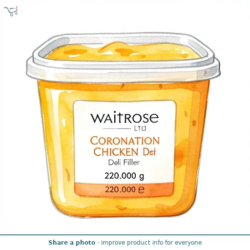 Waitrose Coronation Chicken Deli Filler