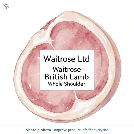 Waitrose British Lamb Whole Shoulder