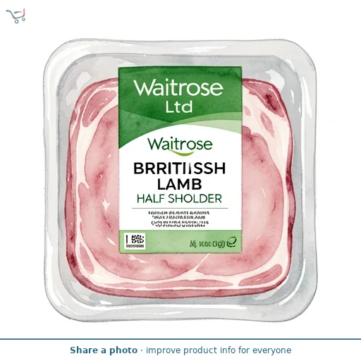 Waitrose British Lamb Half Shoulder