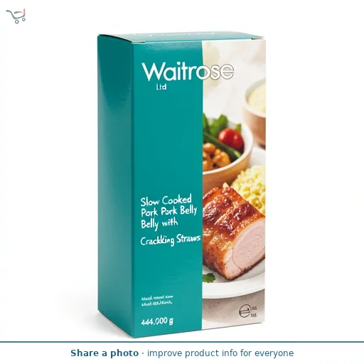 Waitrose Slow Cooked Pork Belly with Crackling Straws