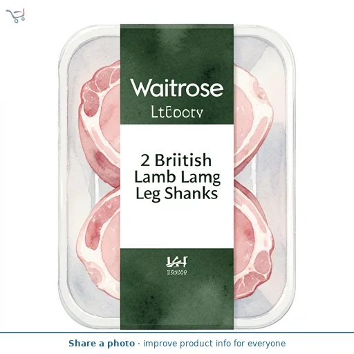 Waitrose 2 British Lamb Leg Shanks