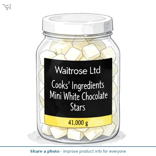 Cooks' Ingredients Mini White Chocolate Stars