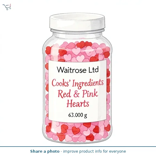 Cooks' Ingredients Red & Pink Hearts
