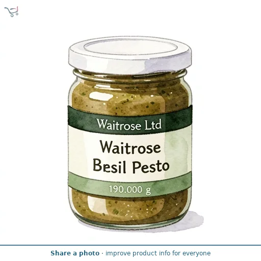 Waitrose Green Basil Pesto