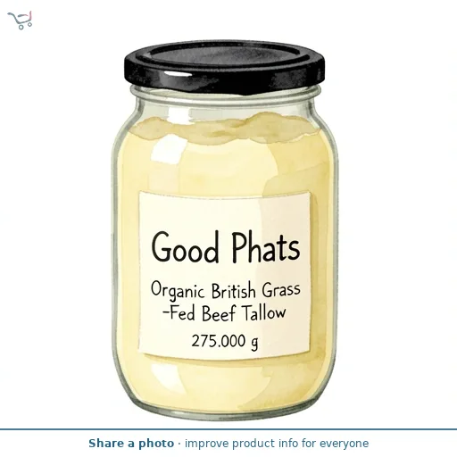 Good Phats Organic British Grass-Fed Beef Tallow