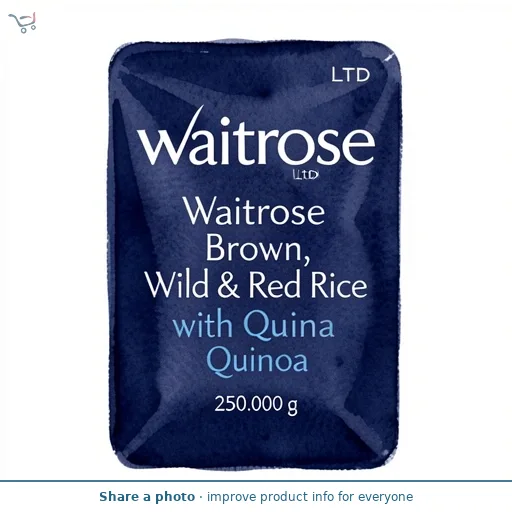 Waitrose Brown, Wild & Red Rice with Quinoa