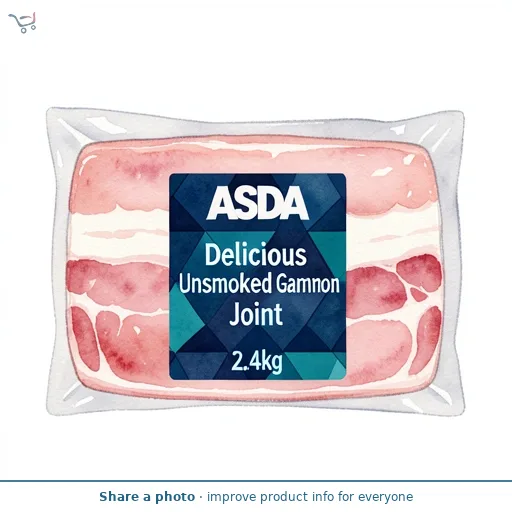 ASDA Delicious Unsmoked Gammon Joint 2.4kg