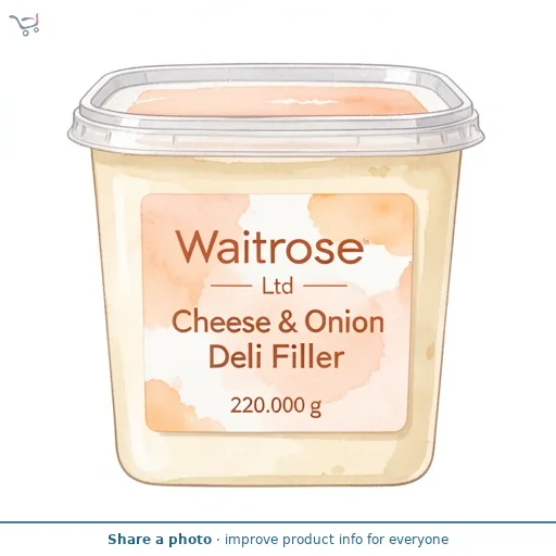 Waitrose Cheese & Onion Deli Filler