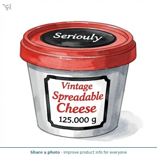 Seriously Vintage Spreadable Cheese