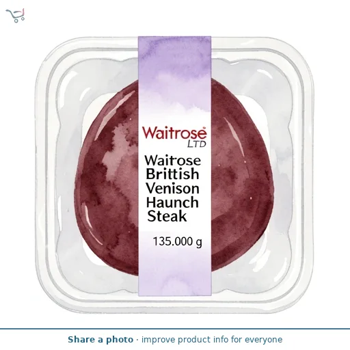 Waitrose British Venison Haunch Steak