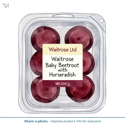 Waitrose Baby Beetroot with Horseradish