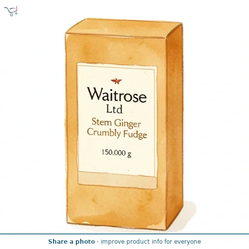 Waitrose Stem Ginger Crumbly Fudge