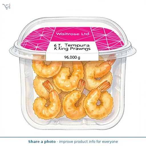 6 Tempura King Prawns