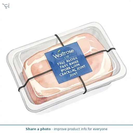 Waitrose Free Range Pork Loin Crackling Joint