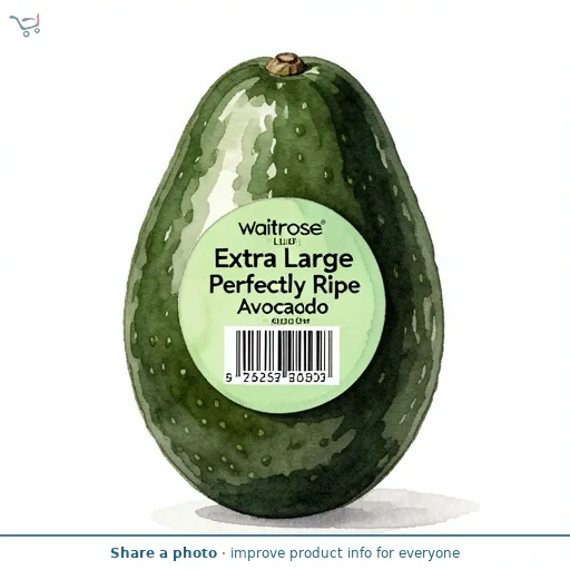 Waitrose Extra Large Perfectly Ripe Avocado