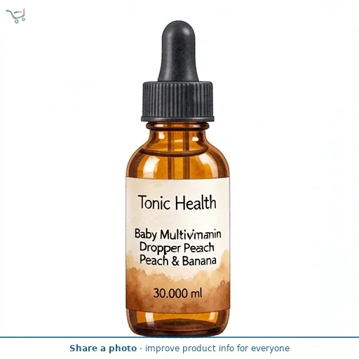Tonic Health Baby Multivitamin Dropper Peach & Banana