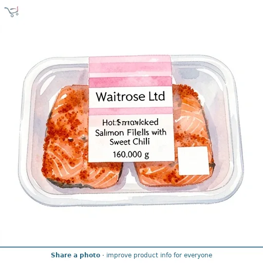 Waitrose Hot Smoked Salmon Fillets with Sweet Chilli